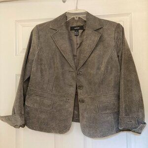 Alfani Genuine Leather Jacket for Women Size Medium